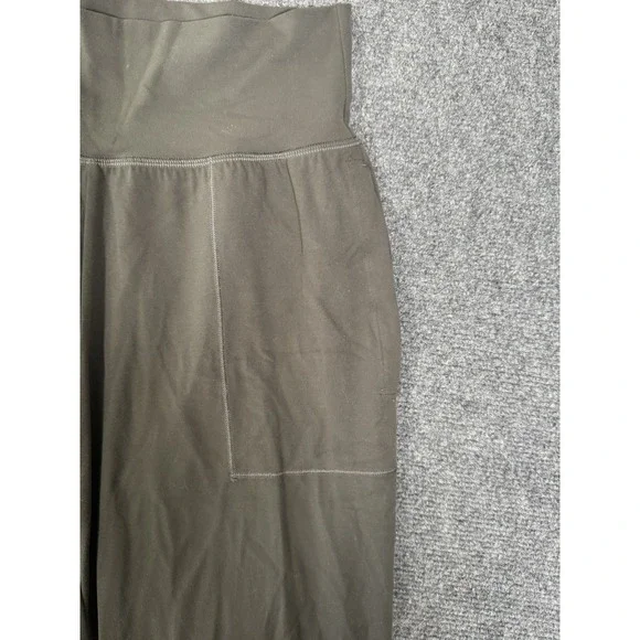 Athleta Salutation Jogger Pants Womens Small Gray Logo Yoga Stretch High Rise - Picture 5 of 14